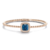 Tirisi Moda Tirisi Armband Milano Tre 18k roségoud met London Blue Topaas TB2147LBTP