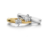 HuisCollectie HuisCollectie Ring 18k bicolor met 0.65ct diamant 607978