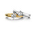 HuisCollectie HuisCollectie Ring 18k bicolor met 0.65ct diamant 607978