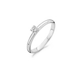 Blush Blush ring 14k witgoud solitair met zirkonia 1112WZI/54