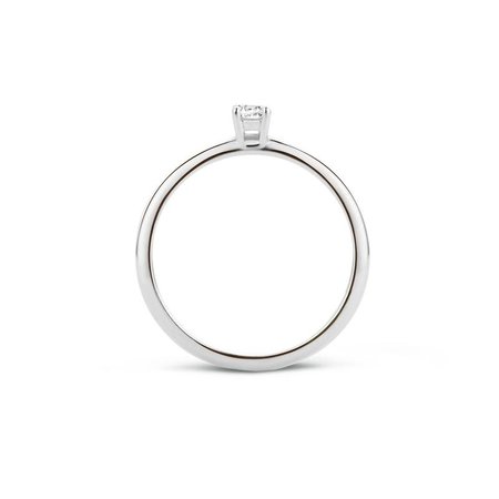 Blush Blush Ring 14k witgoud met zirkonia 1112WZI