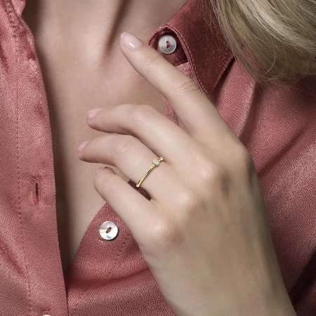 Blush Blush Ring 14k geelgoud met zirkonia 1198YZI