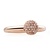 Bron BRON Ring Stardust 18k Roségoud met diamant 8RR4850CBR