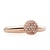 Bron BRON Ring Stardust Mini 18k Roségoud met champagne diamant 8RR4850CBR