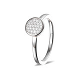 Mrs.Janssen Mrs.Janssen Ring 14k Witgoud met 0.12ct diamant 604199