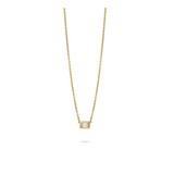 MissSpring Miss Spring Collier MSC613 Collier Brilliantly baquette 14kts geelgoud 606148