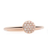 Bron BRON Ring Stardust 18k Roségoud met diamant 8RR4850BR