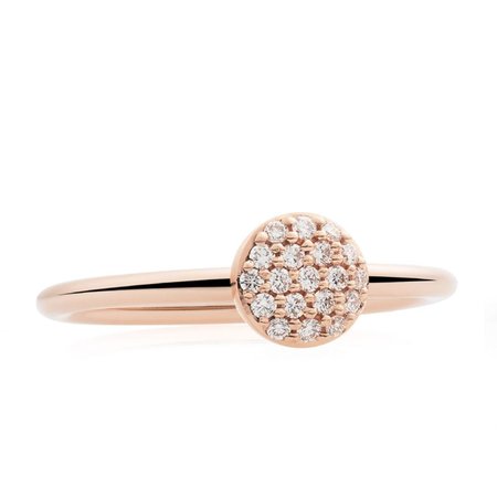 Bron BRON Ring Stardust Mini 18k Roségoud met diamant 8RR4850BR