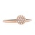 Bron BRON Ring Stardust Mini 18k Roségoud met diamant 8RR4850BR