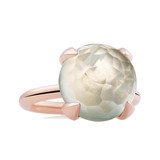 Bron BRON Ring Catch Roségoud 18k met Lemon Quartz 10mm 8RR4782LQR