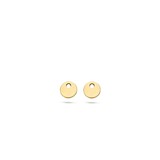 Blush Blush oorbedels 14k geelgoud dicht rondje 9055YGO