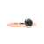 Bron BRON Ring Sushi Mini 18k Roségoud met London Blue Topaas 8RR4851TLC