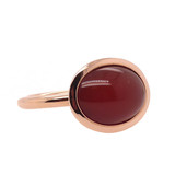 HuisCollectie HuisCollectie Ring 14k Roségoud met Carneool 26093
