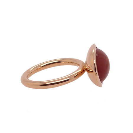 Mrs.Janssen MRS. Janssen Ring 14k Roségoud met Carneool 26093