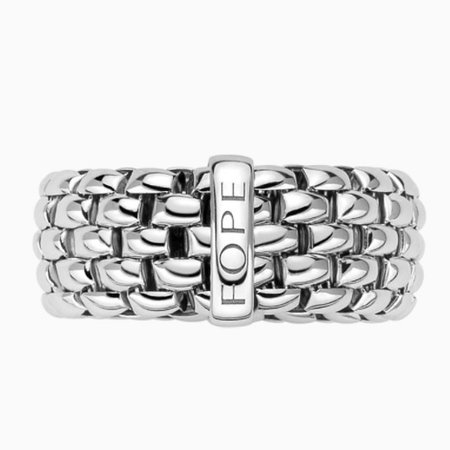 Fope FOPE Ring Essentials Flex-It 18k witgoud AN05 WG L