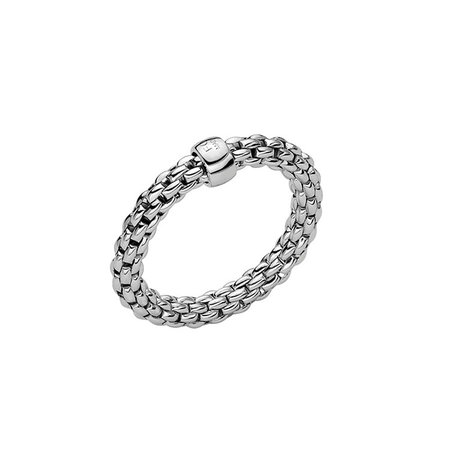 Fope FOPE Ring Essentials Flex-It 18k witgoud AN04 WG M