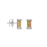 Fope FOPE Oorstekers Essentials 18k Bicolor met diamant 07E08OX_BB_G_XXX_000