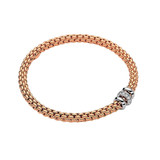 Fope FOPE Armband Flex-It Solo 0.17ct 18k roségoud 653B BBRM