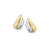 HuisCollectie Huiscollectie Oorstekers 14k bicolor goud met  Diamant  0.04H/SI 23473