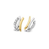 HuisCollectie Huiscollectie Oorstekers 14k bicolor goud met  Diamant  0.04H/SI 606336