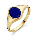 Blush Blush zegelring 14k geelgoud met Lapis 1214YLA