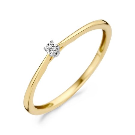 Blush Blush Diamonds Ring 14k geelgoud met diamant 1620BDI