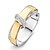 HuisCollectie HuisCollectie Ring bicolor goud 14k diamant 0.23crt H/Si 609112
