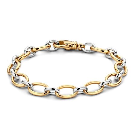 HuisCollectie HuisCollectie Armband 14k Bicolor goud 609085