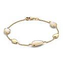 Mrs.Janssen Mrs.Janssen armband 14k Geelgoud met parelmoer 609119