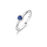 Blush Blush Ring 14k Witgoud met Blauwe Zirkonia 1131WSA