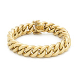 HuisCollectie HuisCollectie Armband 14k Geelgoud Bol Gourmet 12mm 608971