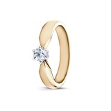 R&C R&C Ring Elise 14k geelgoud met 0.0.05ct R/Si diamant RIN0083S-0.05-SR-GW