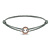 Minitials Minitials Circle of love Armband 18k roségoud met zwarte diamant 609357