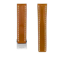 Breitling Breitling horlogeband 22MM cognac kalfsleer voor vouwslot 434X