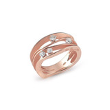 Annamaria Cammilli Annamaria Cammilli Ring Dune 18k Roségoud met 0.27ct diamant GAN0778P