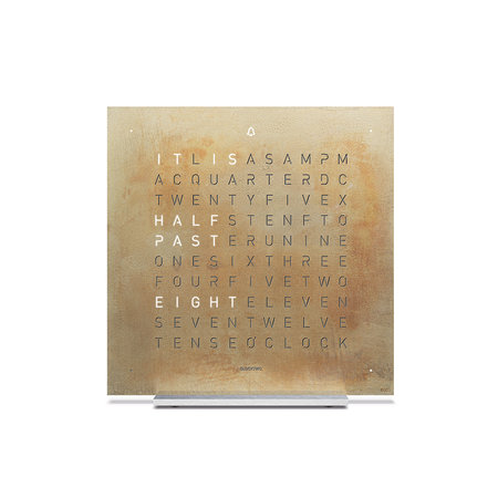 Qlocktwo Qlocktwo Touch Dutch Creator's Edition Silver Gold 13.5cm  T4SNLSG