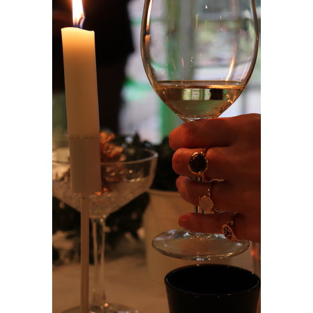 Bron BRON Ring Toujours Ajour 18k Roségoud met Onyx 8RR4843ON