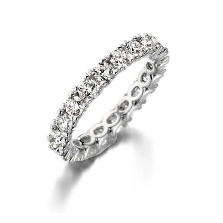 R&C R&C Ring Lovely 14k Witgoud met 0.69ct P/W diamant RIN5003-23-PW-W