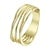 Mrs.Janssen MRS. JANSSEN 14k geelgouden fantasie ring met banen 609172