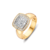 Tirisi Moda Tirisi Milano Due Ring 18k geelgoud met diamant TR9762D(2T)