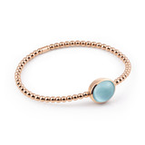 AL CORO AL CORO Armband Stretchy 18k Roségoud met Topaas A981TR