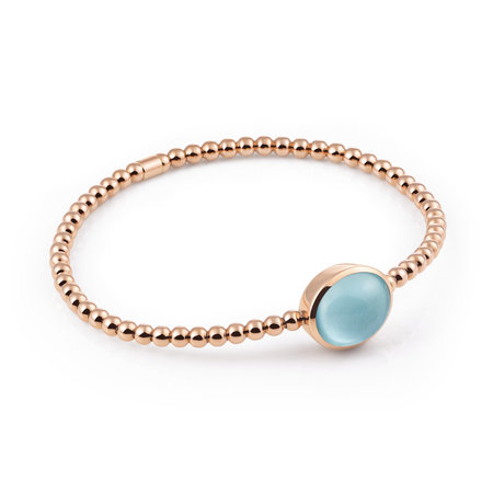 AL CORO AL CORO Armband Stretchy 18k Roségoud met Topaas A981TR