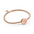 AL CORO AL CORO Armband Stretchy 18k Roségoud met Chalcedoon A981PCR