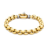 HuisCollectie HuisCollectie Armband 14k Geelgoud jasseron  8mm 606874