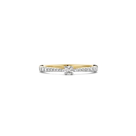 Blush Blush Diamonds Ring 14k Bicolor met diamant 1658BDI