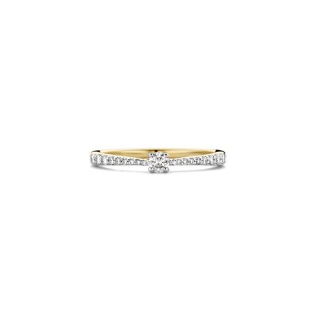 Blush Blush Diamonds Ring 14k Geelgoud met 0.20 ct diamant 1658BDI