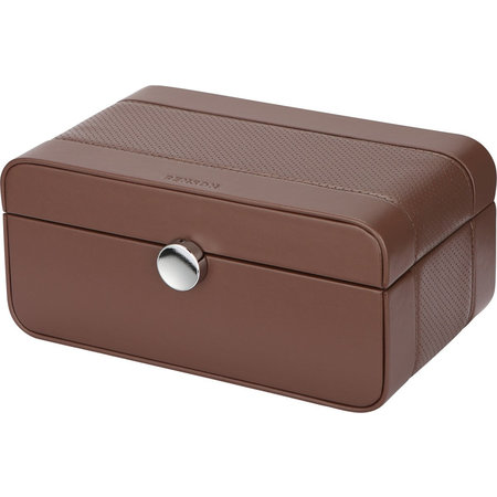 Benson Benson  Black Series bruine horlogebox voor 3 horloges