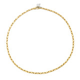 HuisCollectie Huiscollectie 14 karaat geelgouden collier 45cm fantasieschakel 607932