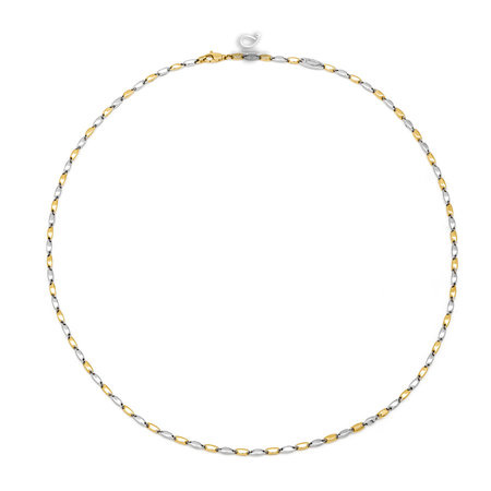 HuisCollectie HuisCollectie 14krt bi-color collier 45cm 605743