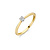 Blush Blush Diamonds Ring 14k bicolor met diamant 1622BDI